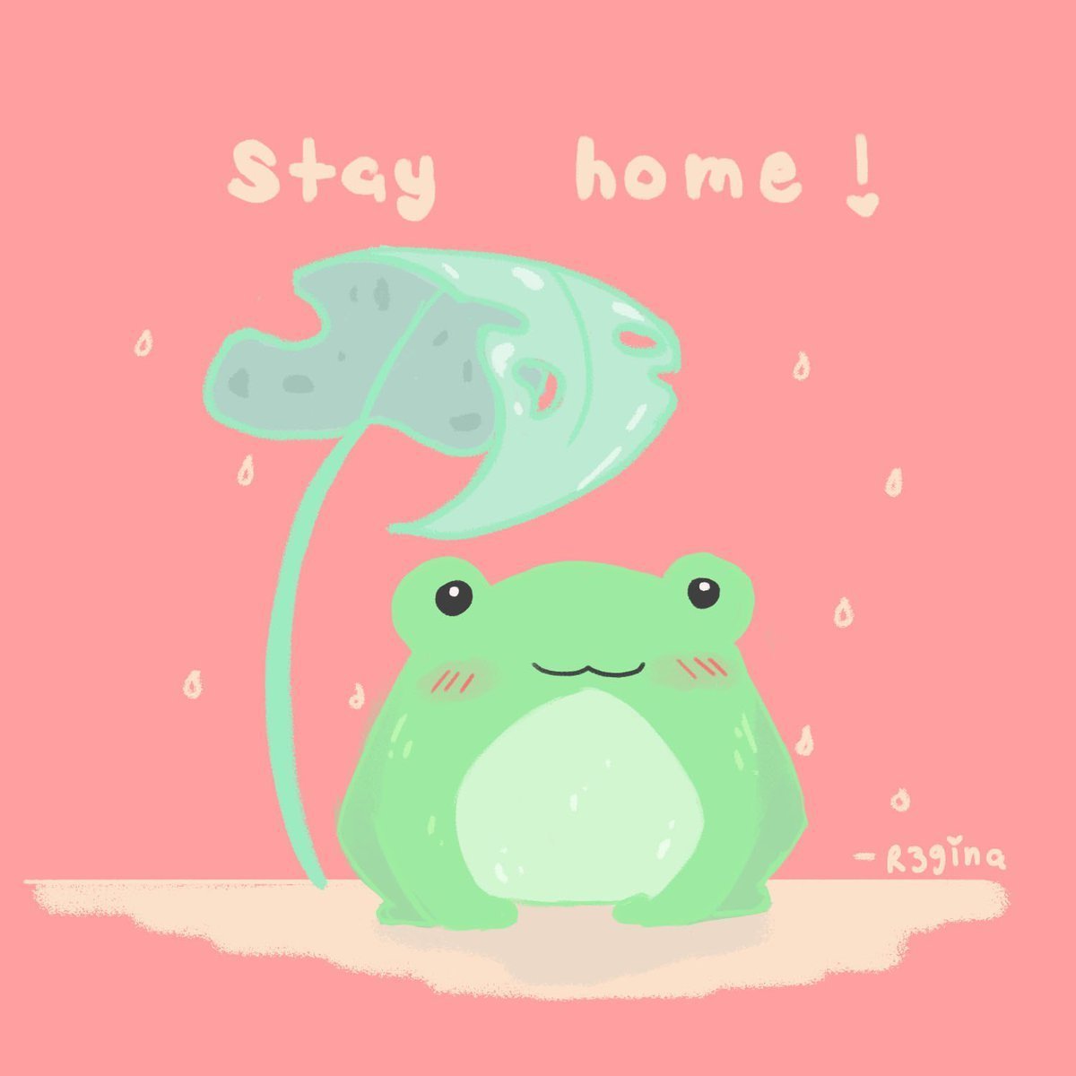 Лягушка арт милый