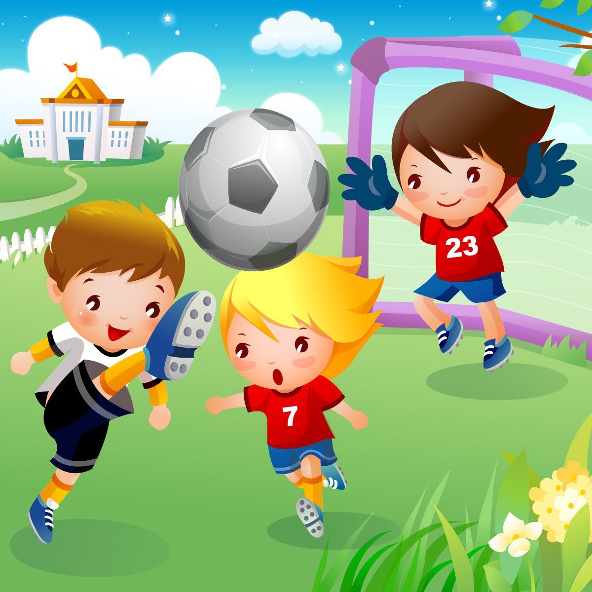 Изображение спортивных игр для дошкольников