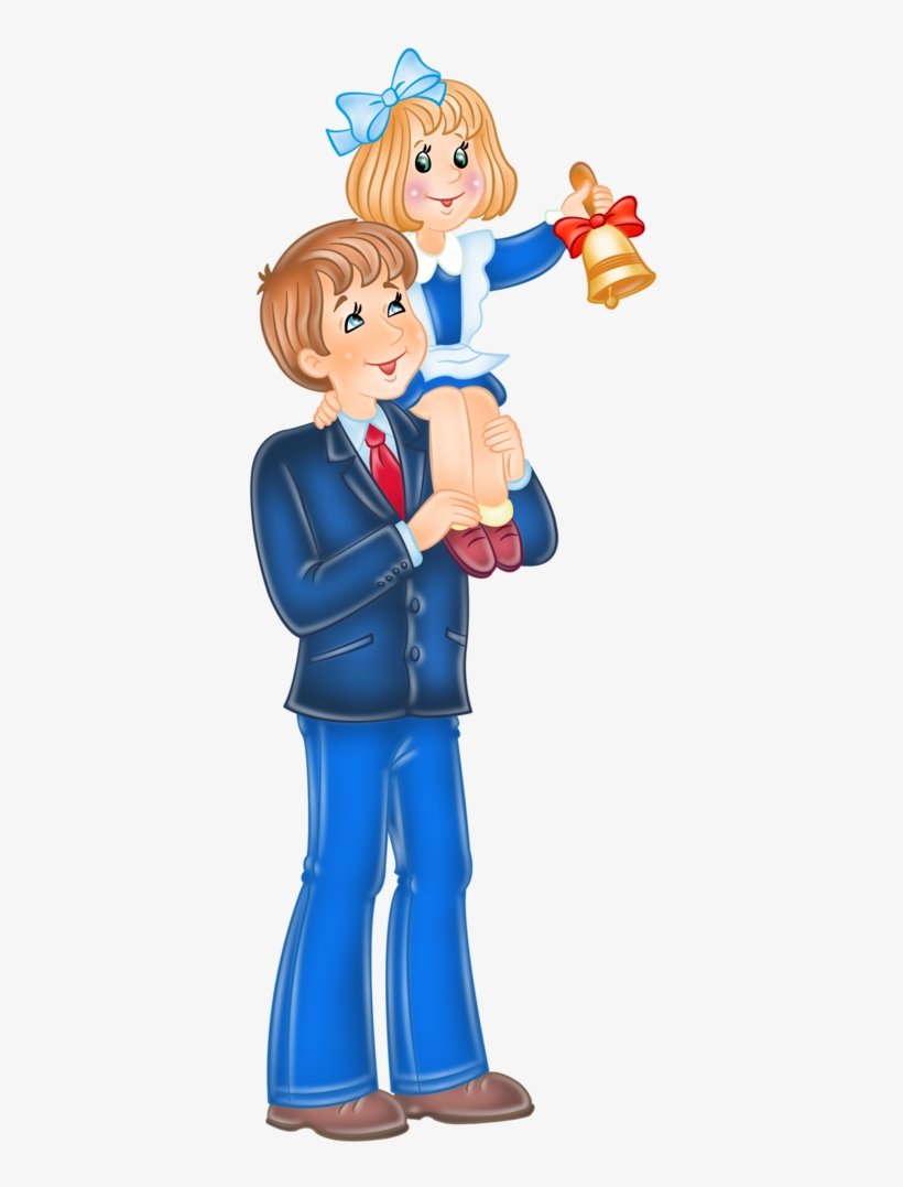 Выпускник школы на прозрачном фоне