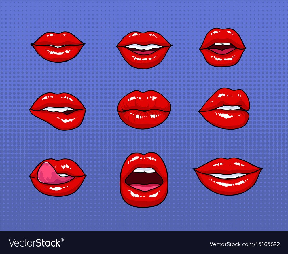 Торт с губами