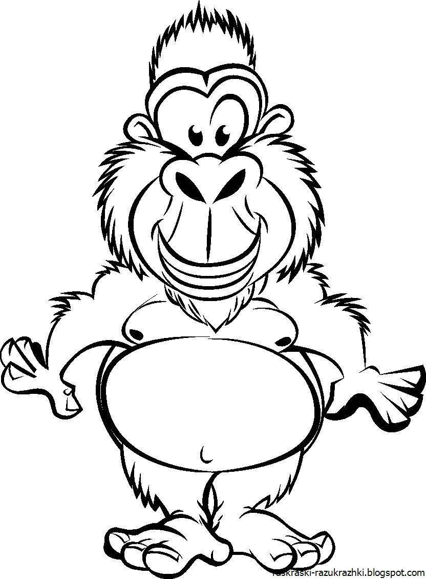 Смешные раскраски