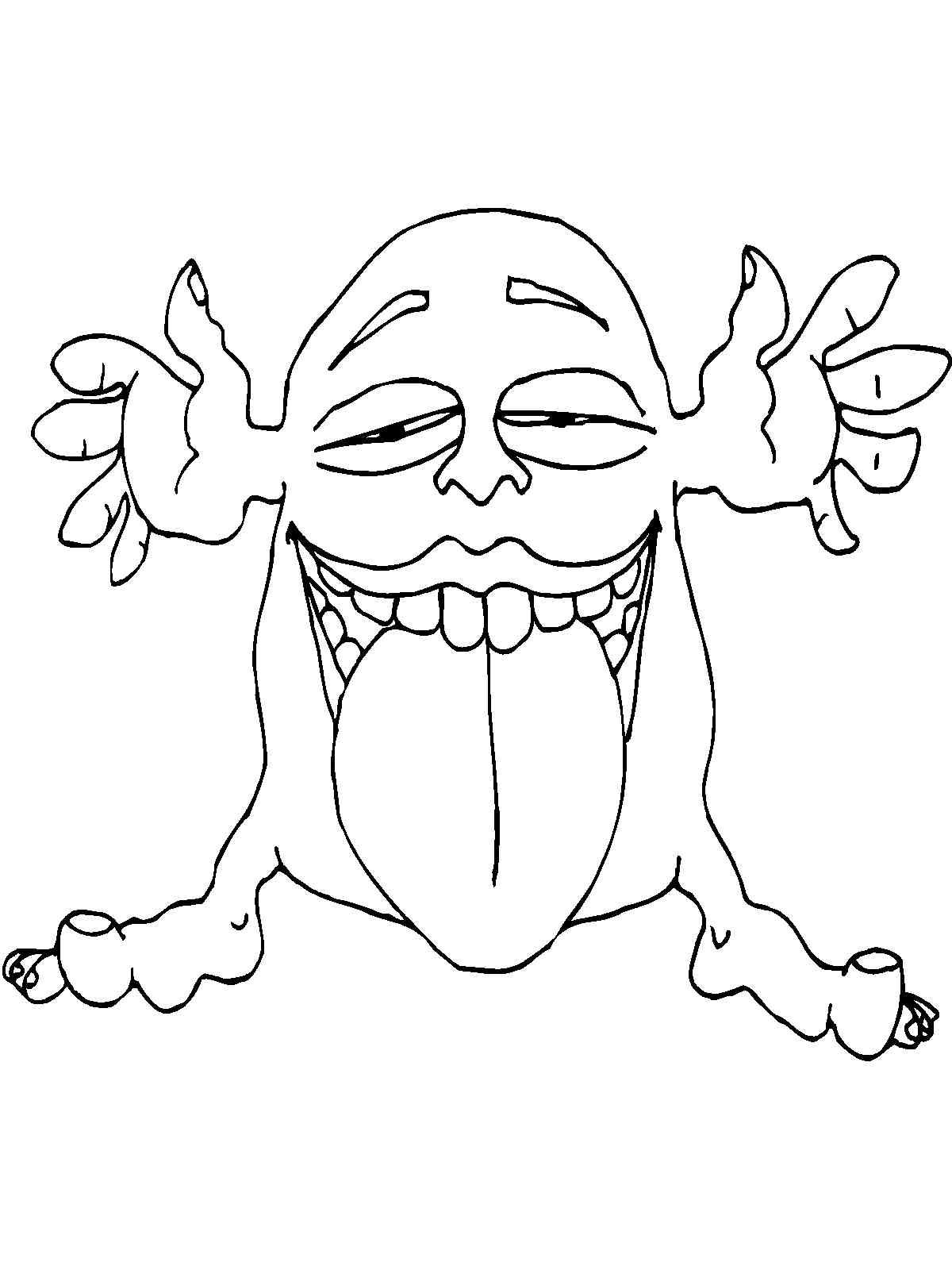 Веселые буквы для раскрашивания