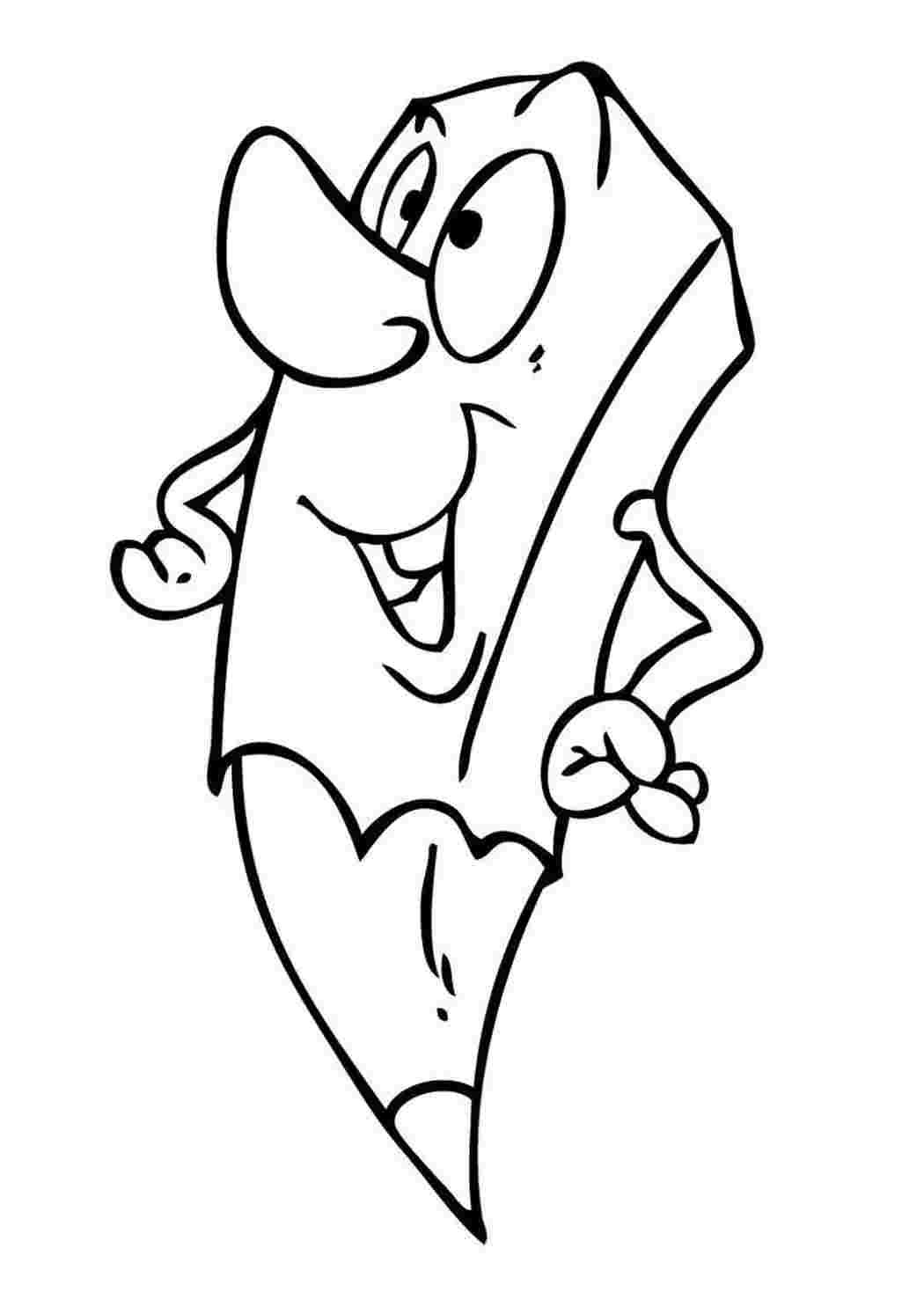 Гарфилд раскраска