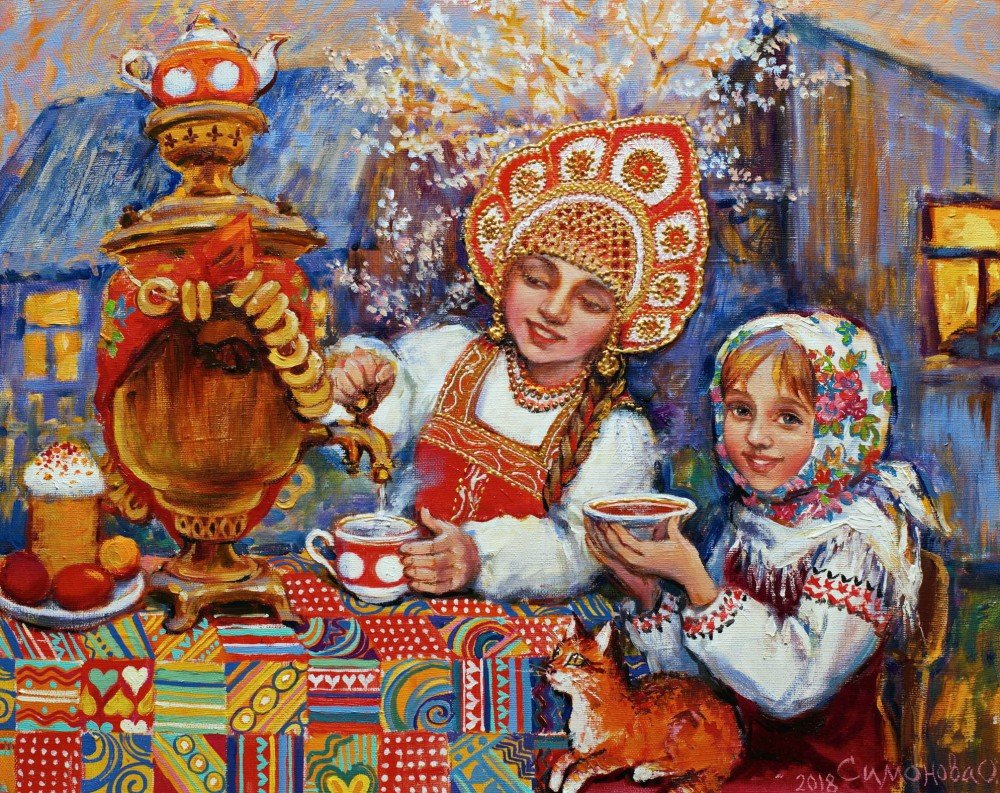 Самовар с баранками