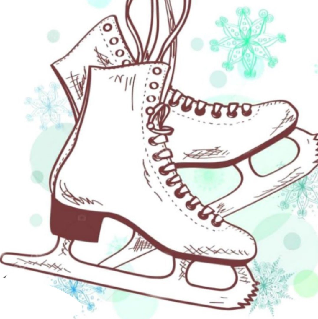 Дошкольники на коньках