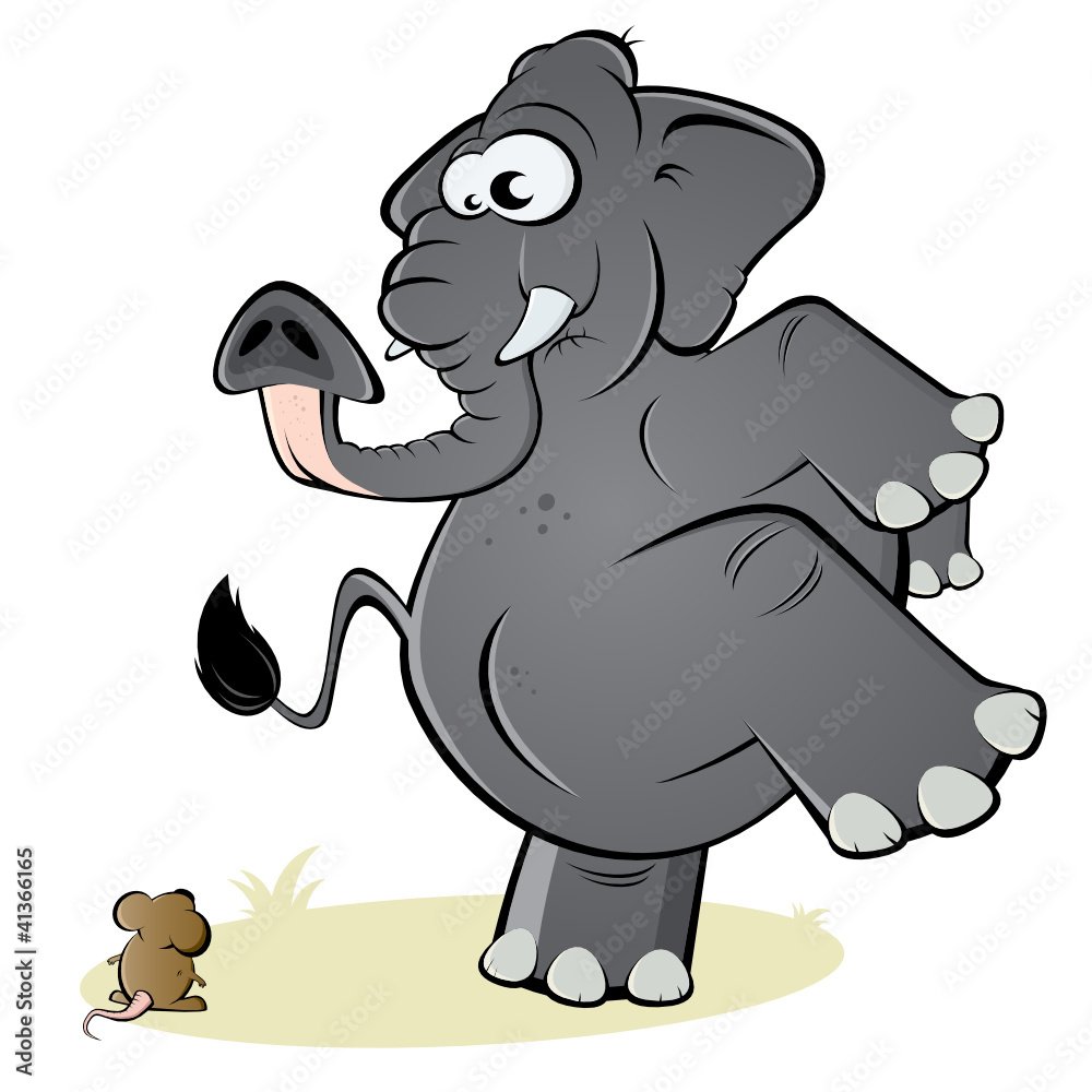 Слон и мышь