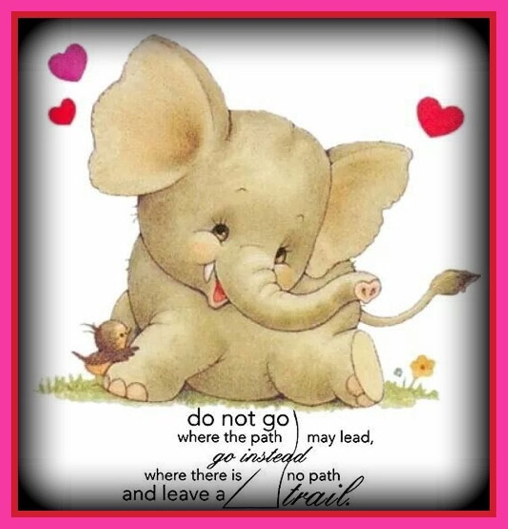 Милый Слоненок рисунок