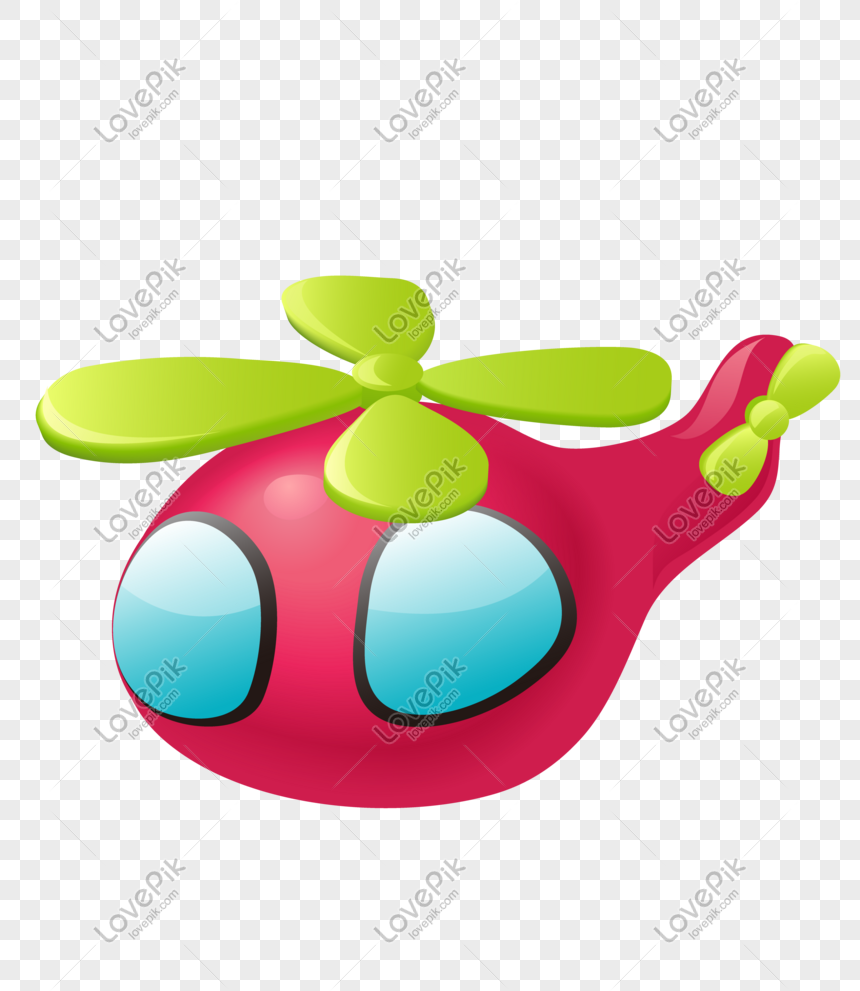 Вертолет мультяшный