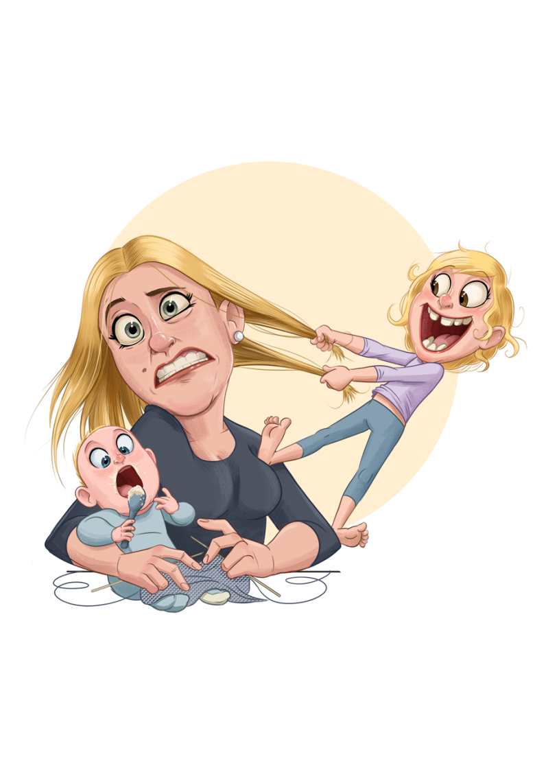 Супер мама рисунок