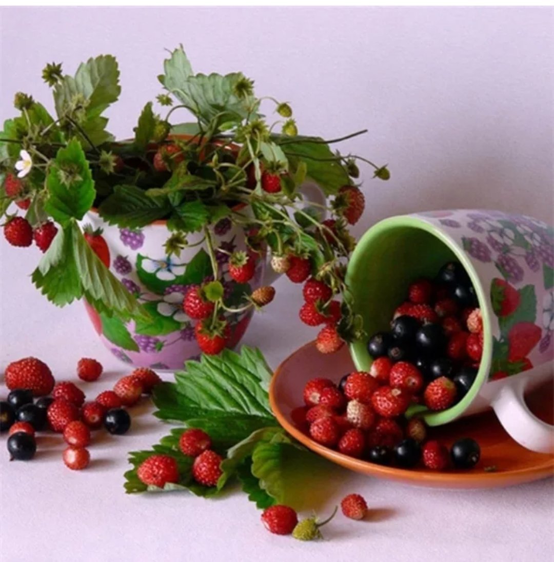 Картинки доброе утро с ягодами
