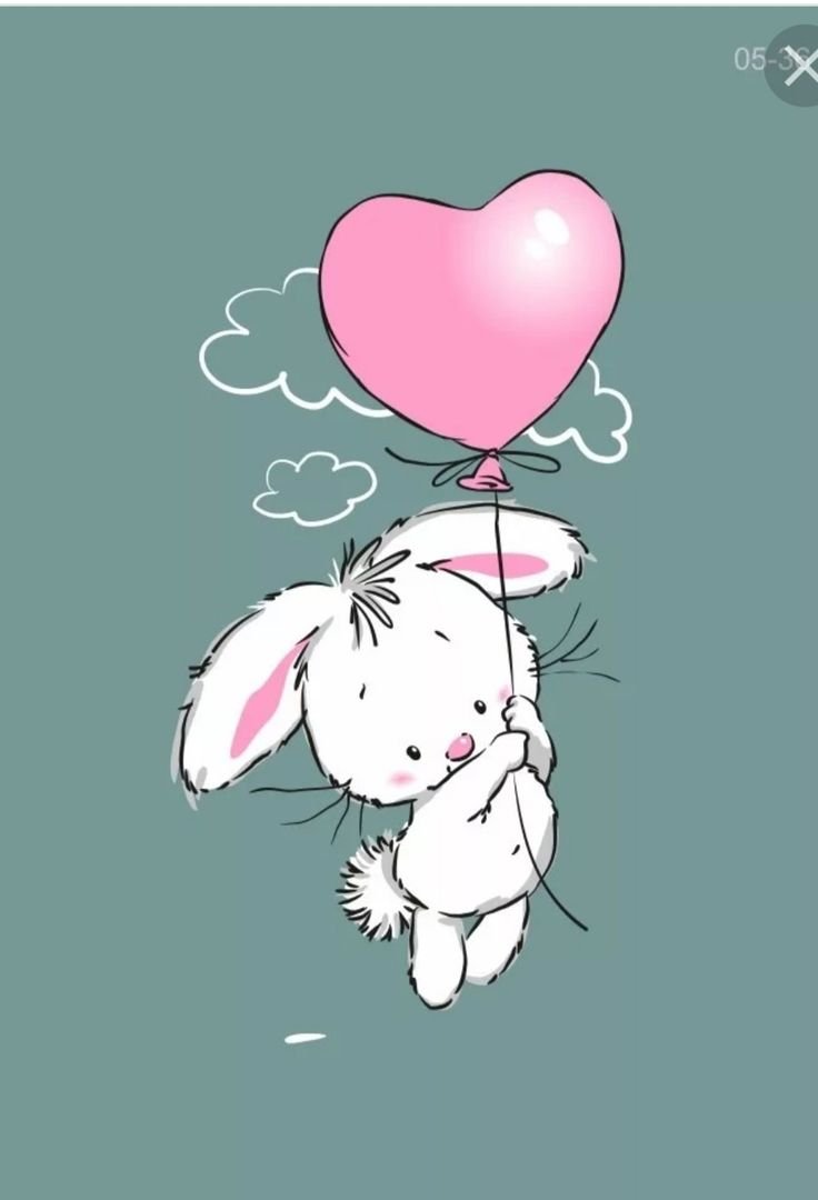 Заяц с сердцем