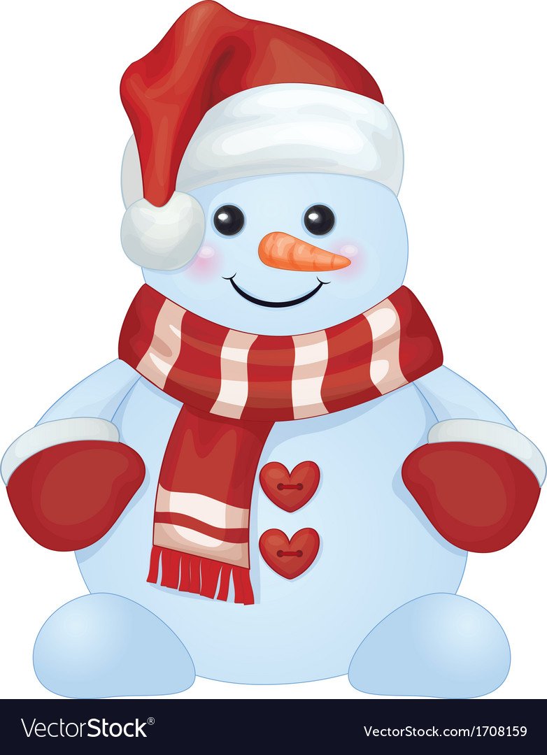 Снеговики на окна цветные