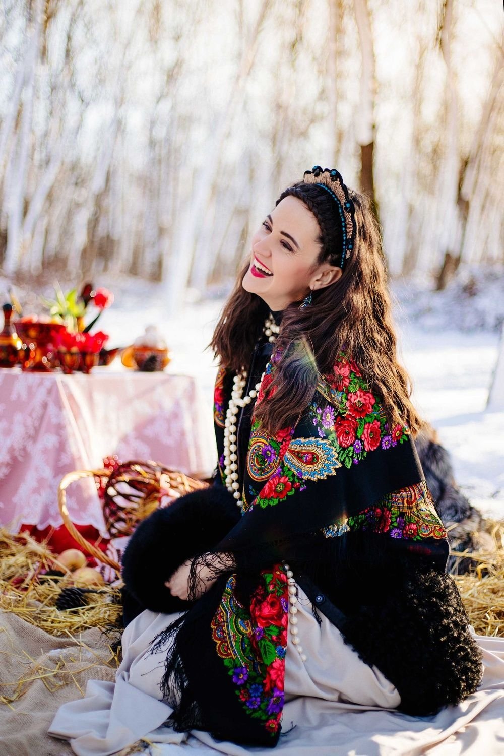 Фотосессия в русском народном стиле