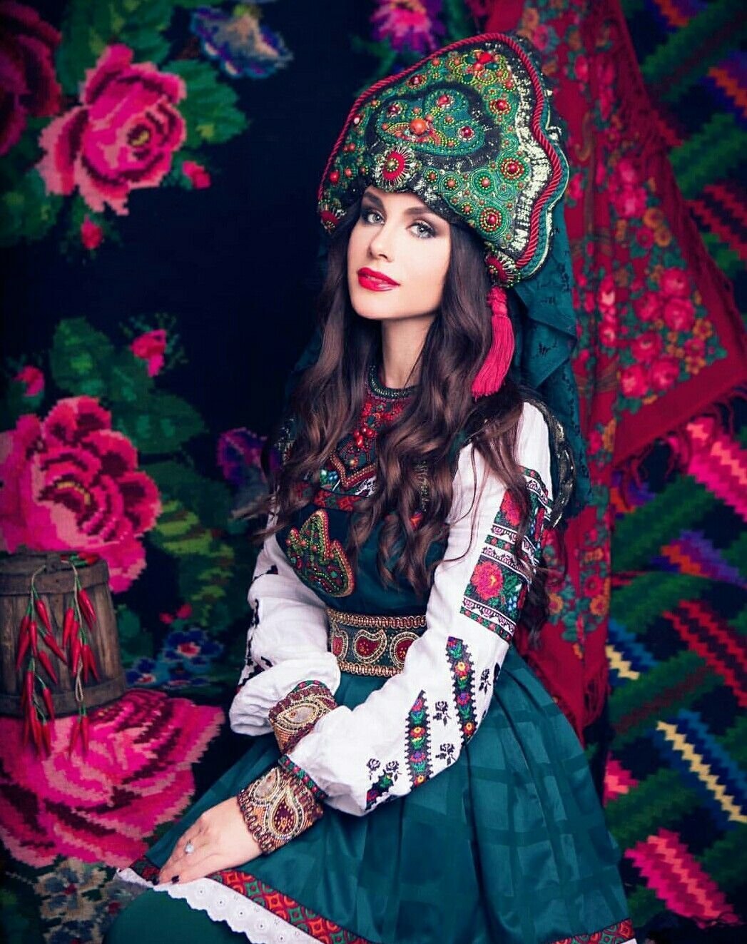 Фотосессия в русском народном стиле