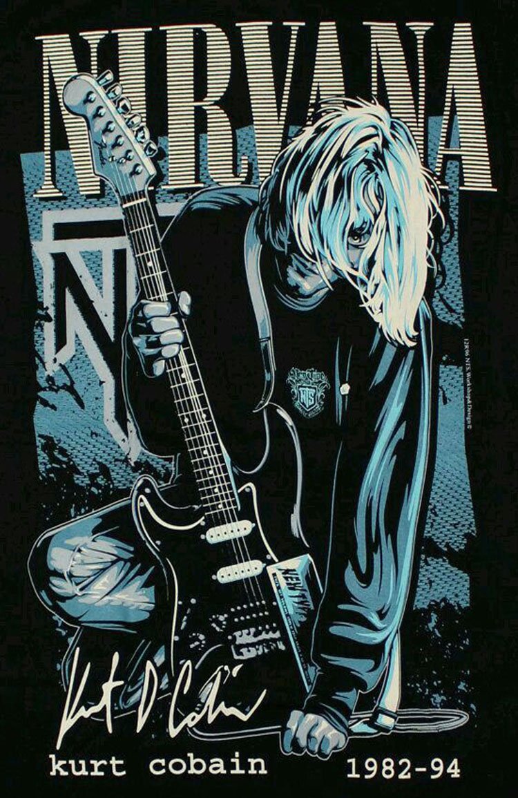 Плакат Kurt Cobain Nirvana