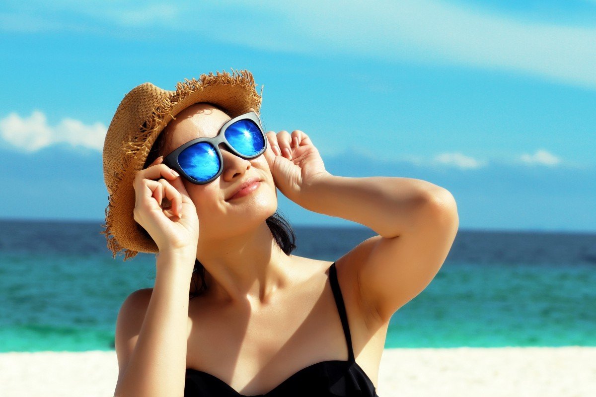 Ярко жёлтые очки