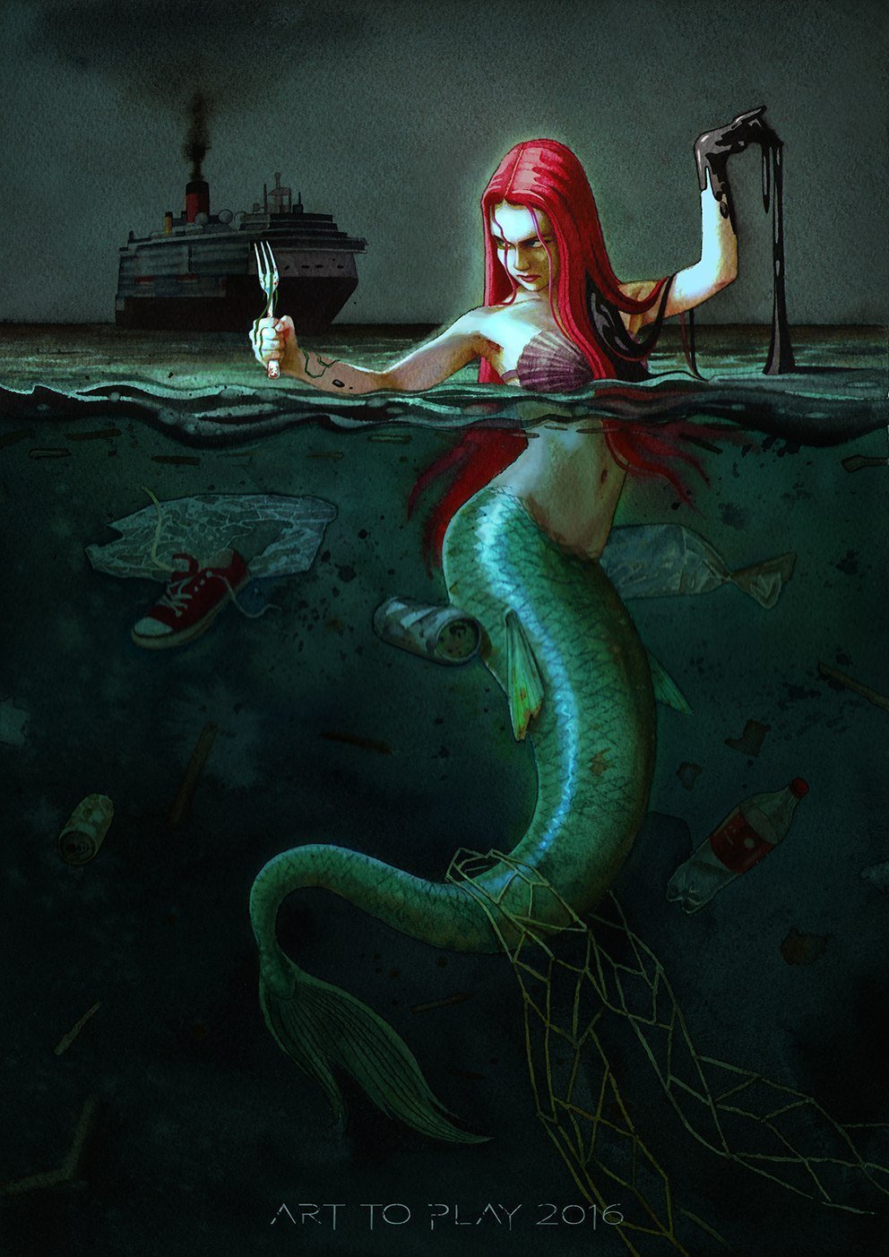 Сирена Русалка Ариэль