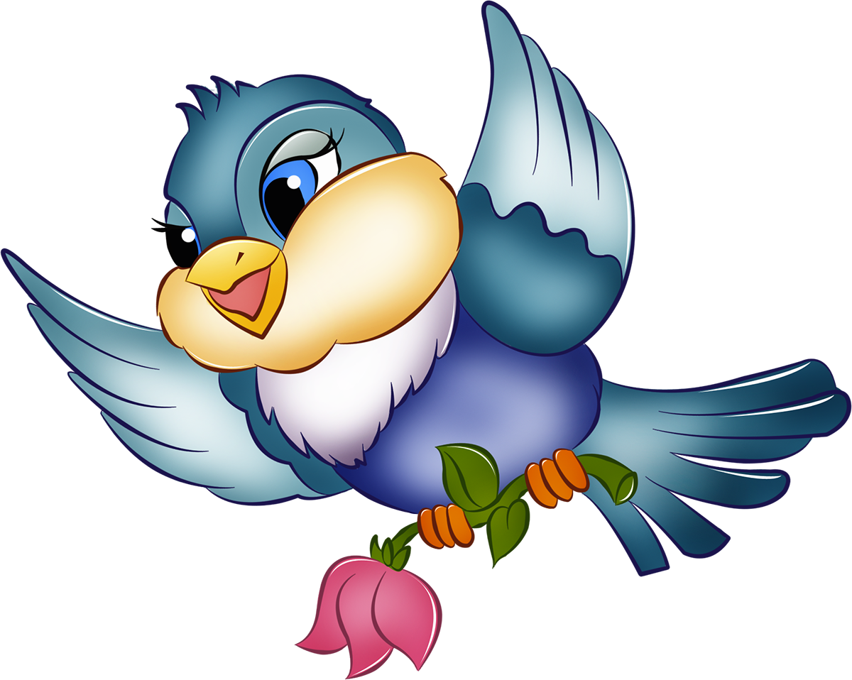 Птички на прозрачном фоне