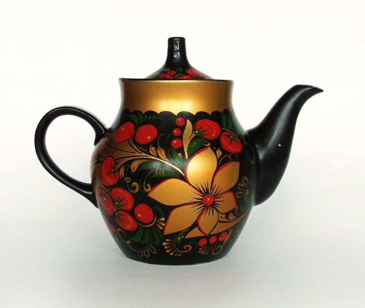 Расписная деревянная посуда