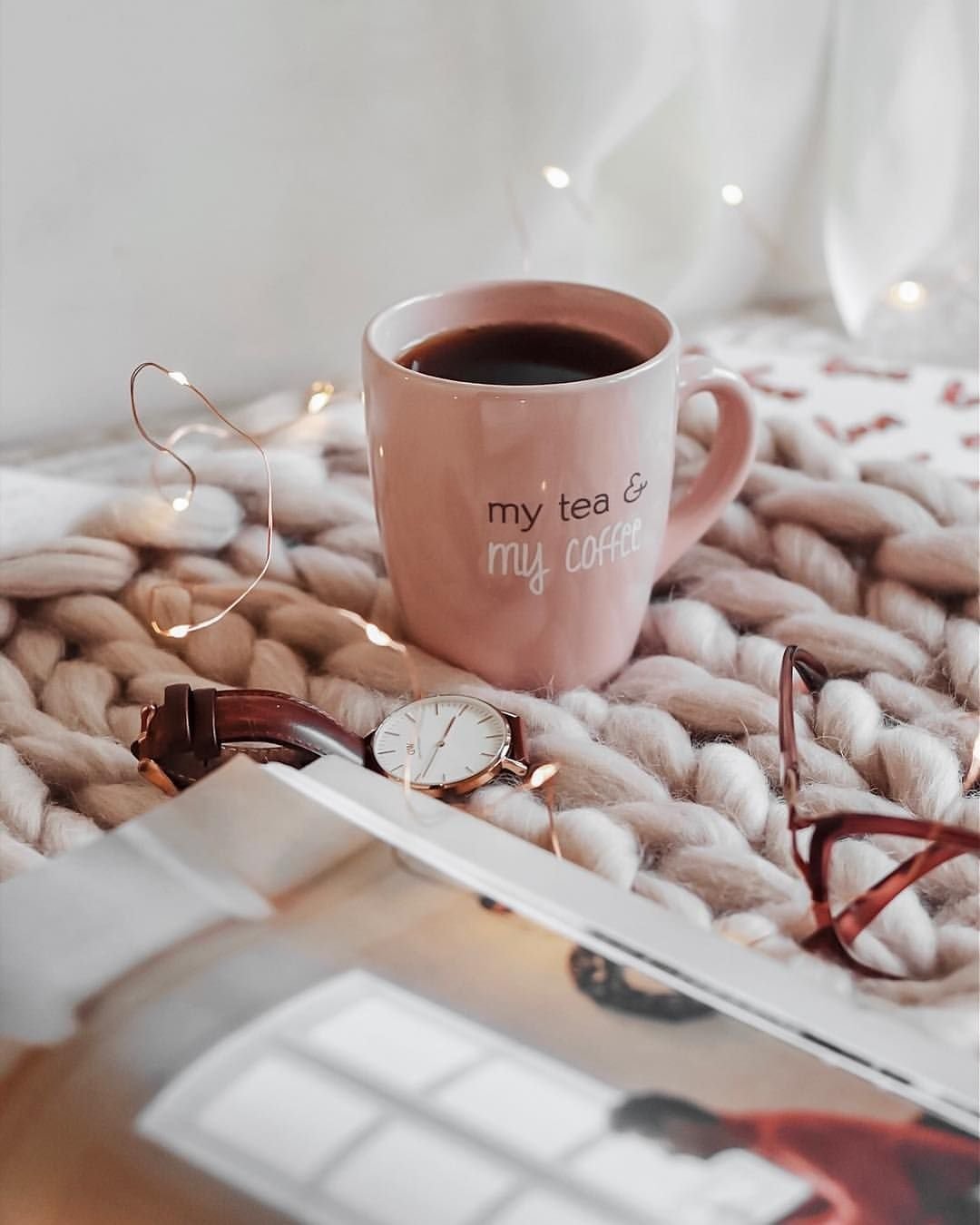 Кофе в пастельных тонах