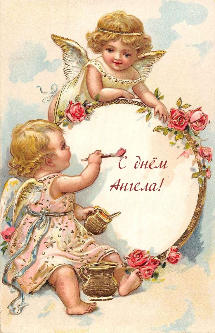 Винтажные ангелочки для декупажа