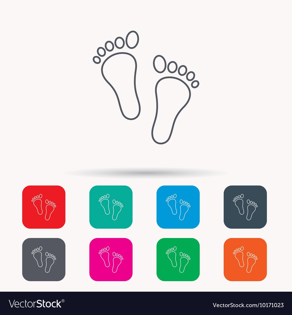 Ножки новорожденного ребенка