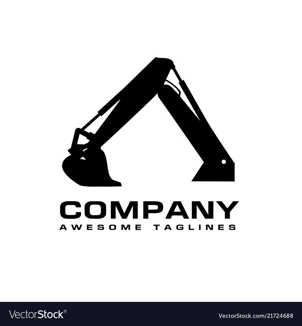 Логотип строительной компании Excavator