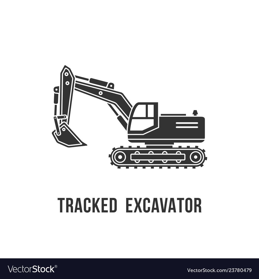 Лого компании на экскаваторе
