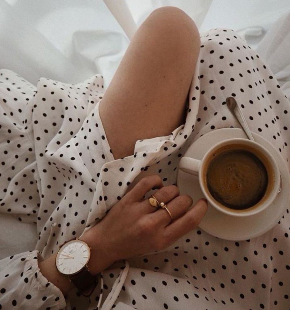 Кофе утро девушка