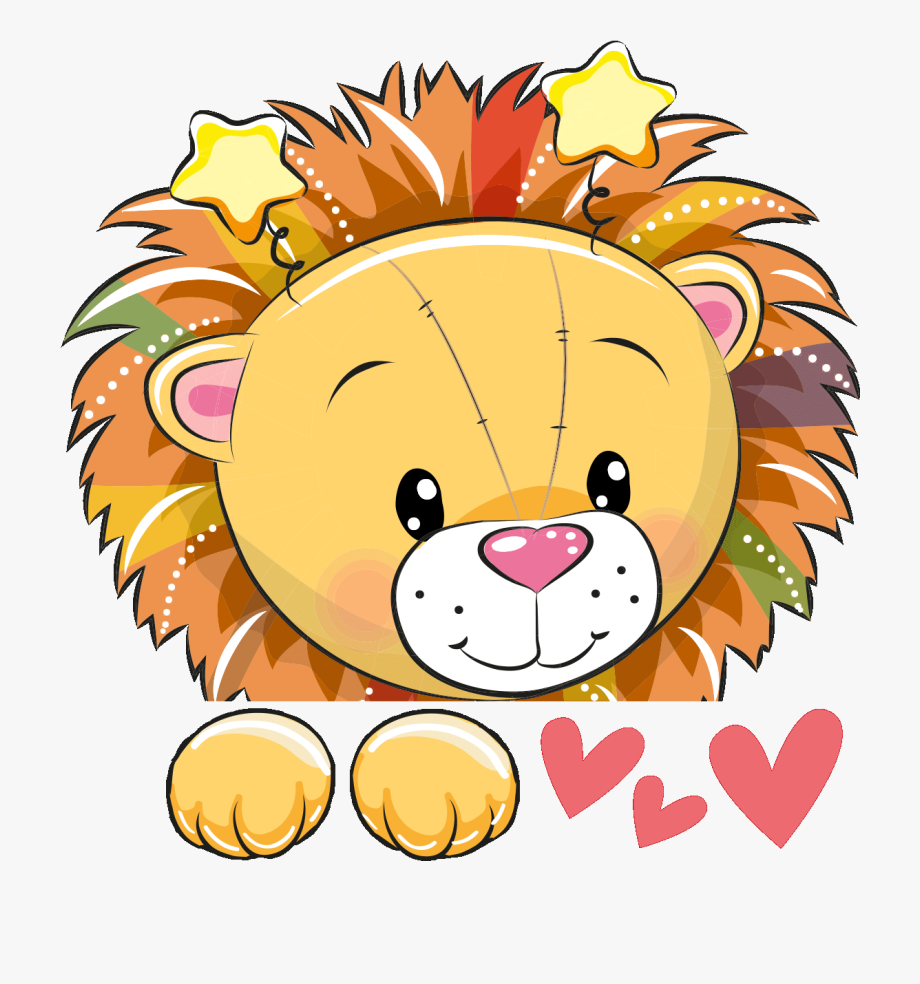 Львенок рисунок