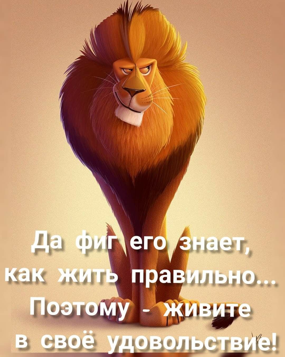 Лев из мультика