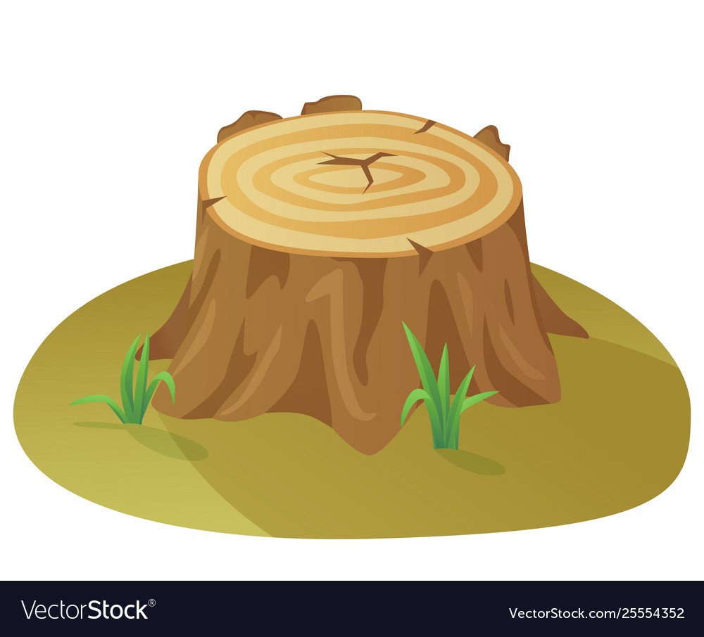 Сказочный пень с глазами