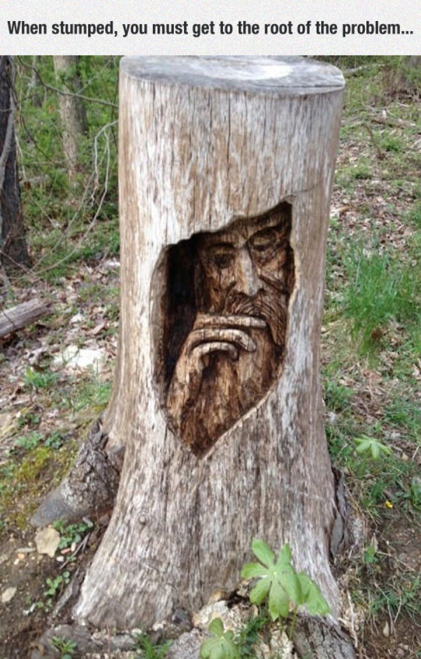 Леший из дерева