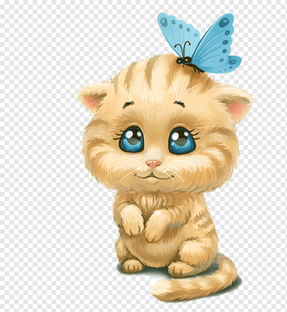 Котенок мультяшный