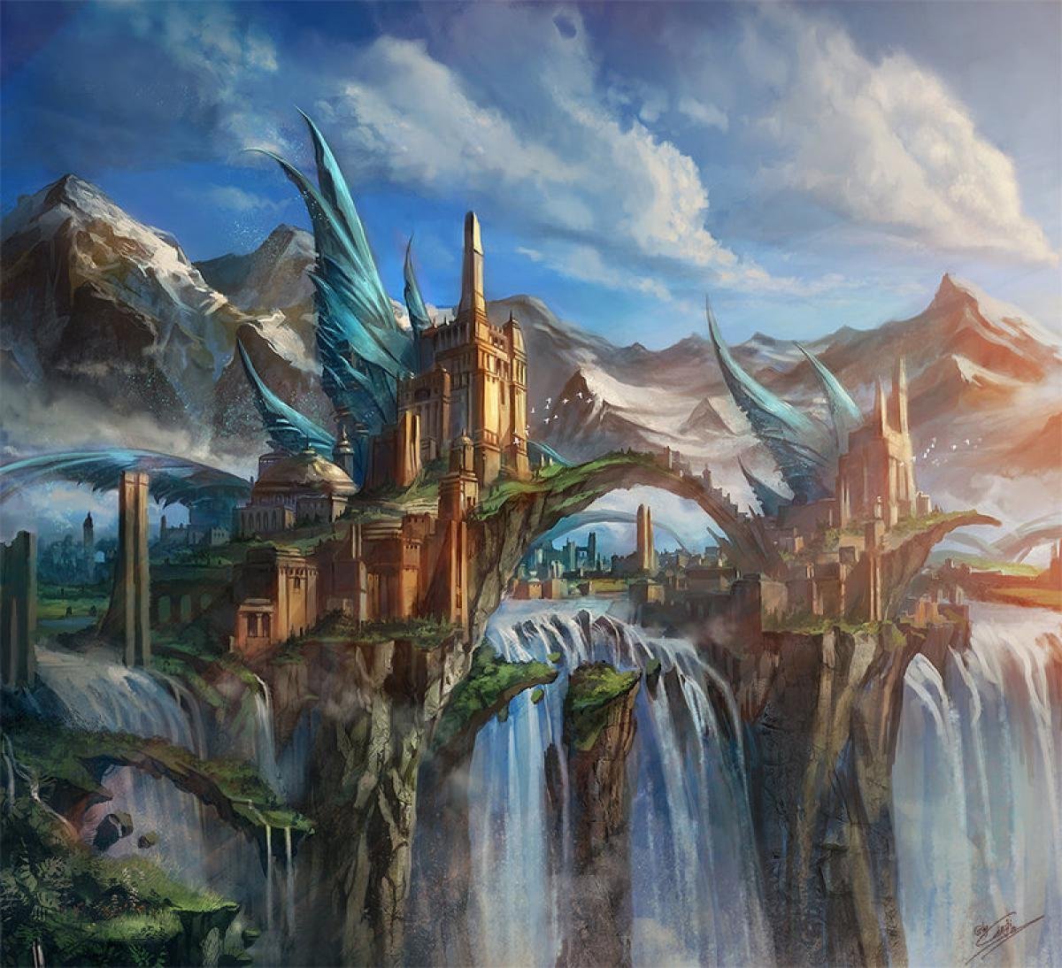 Фантастические пейзажи Эдгара Москоппа