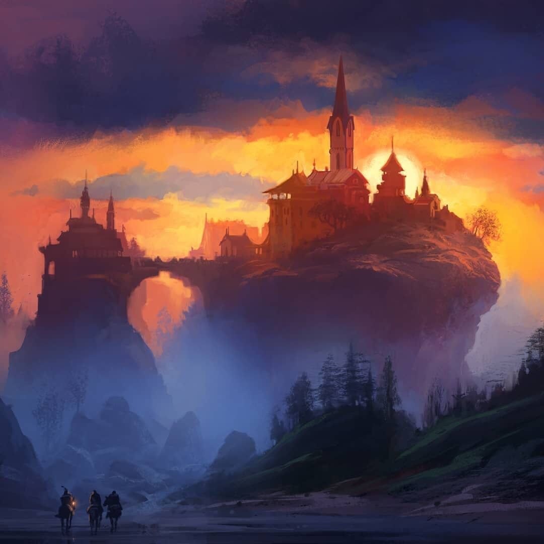 Восточный город фэнтези