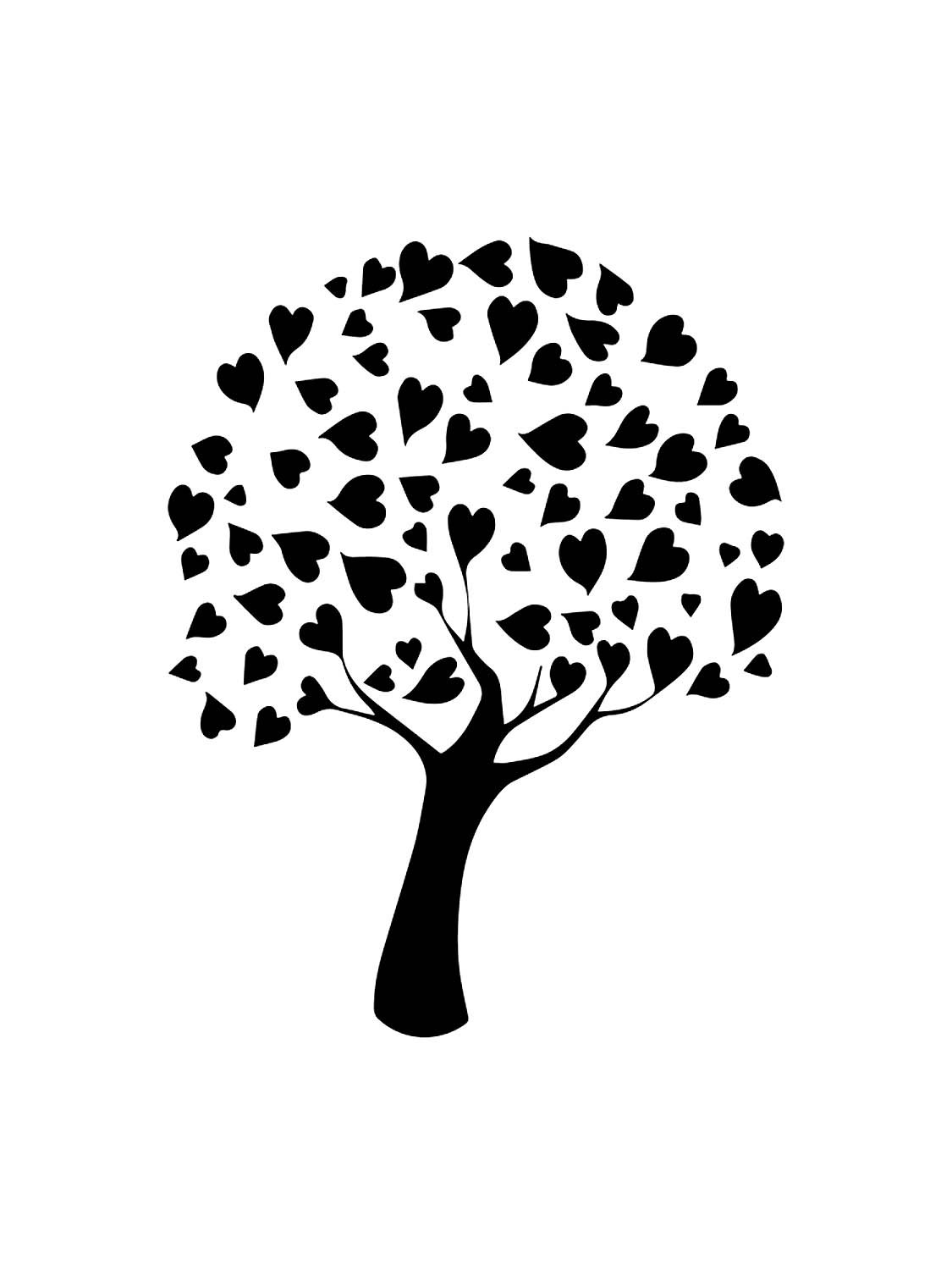 Трафарет "дерево"