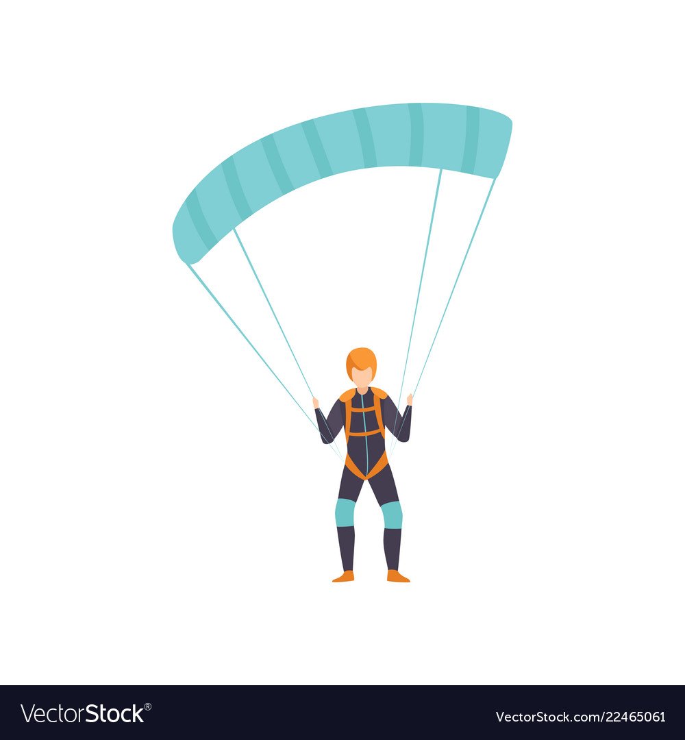 Маленькие человечки на парашютах