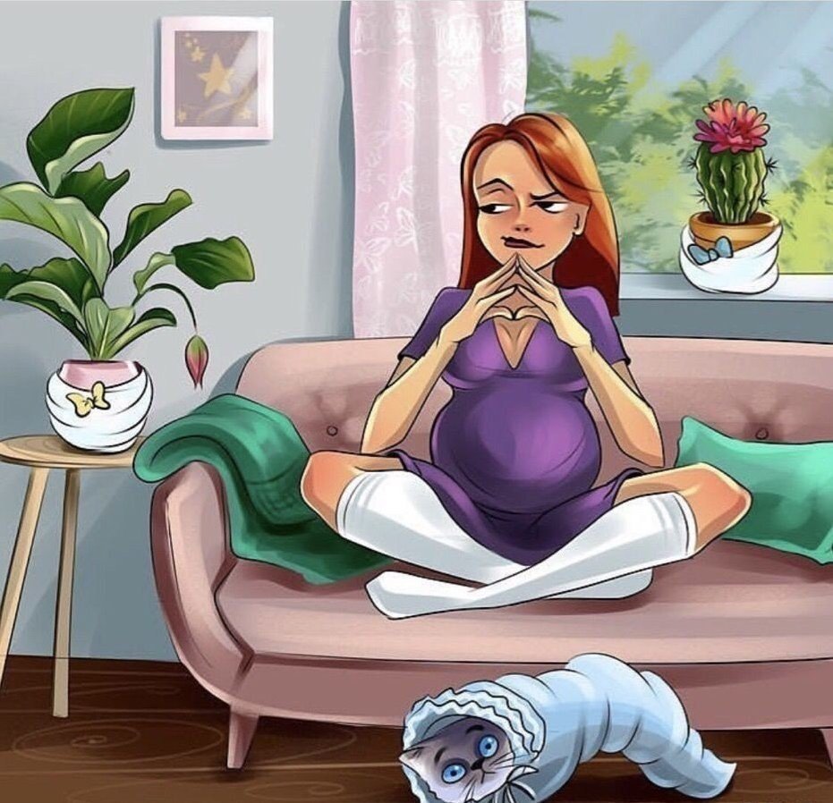 Смешное про беременность