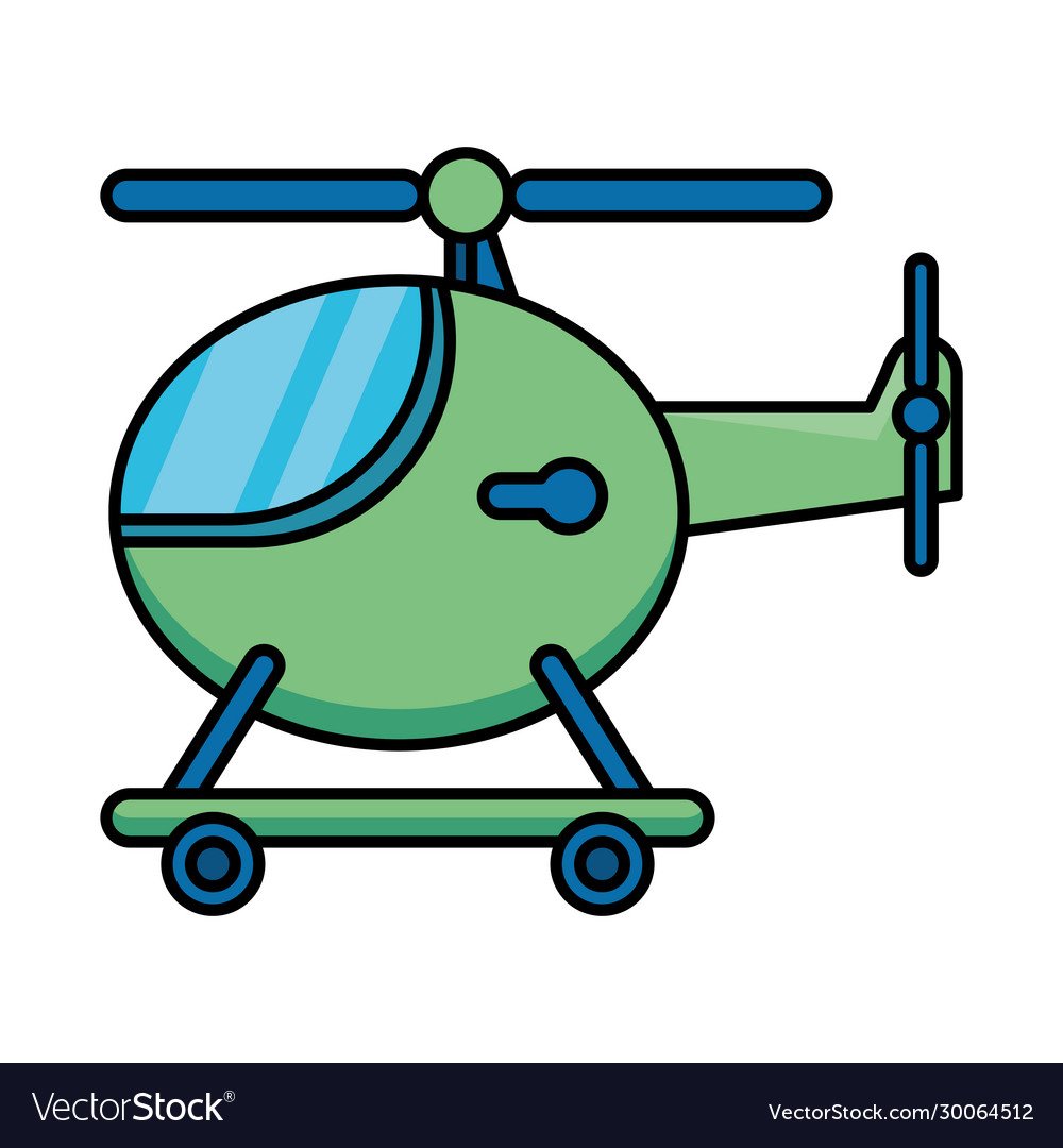 Вертолет с глазками детский