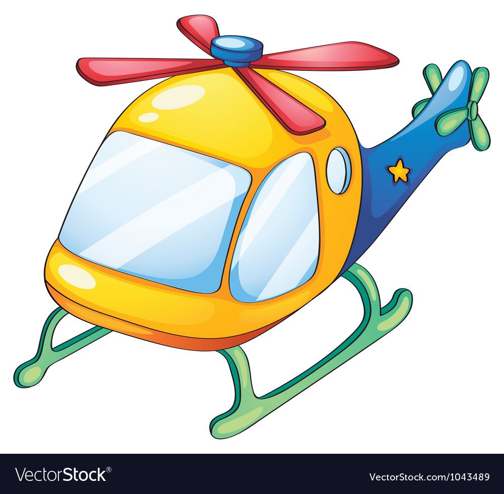 Вертолет картинка для детей на прозрачном фоне
