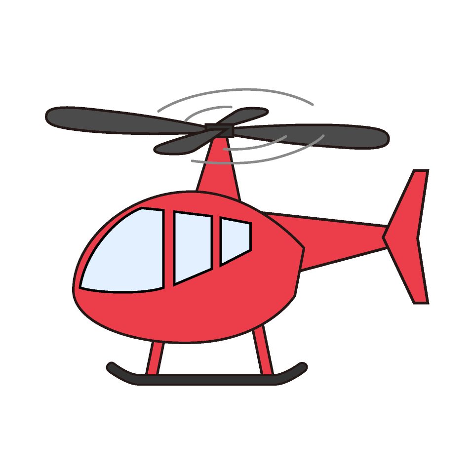 Вертолет вектор цветной
