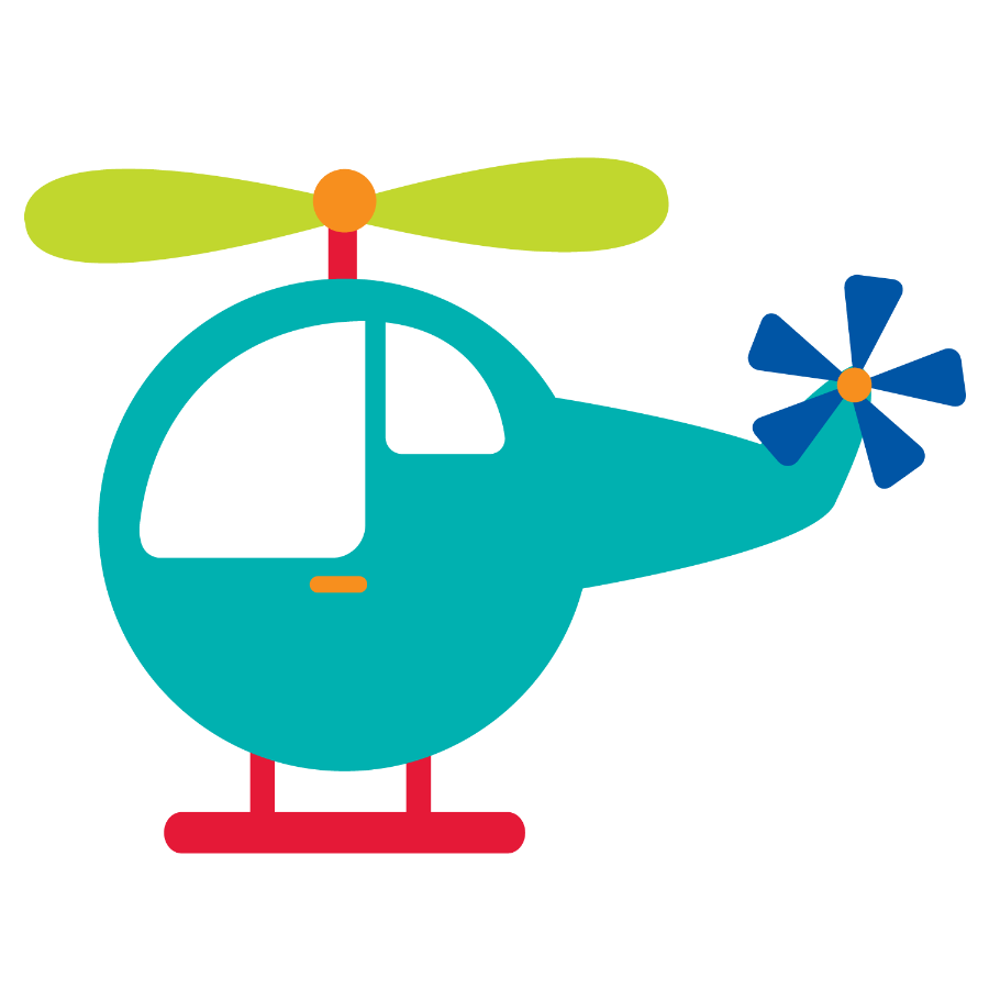 Вертолет пассажирский в векторе