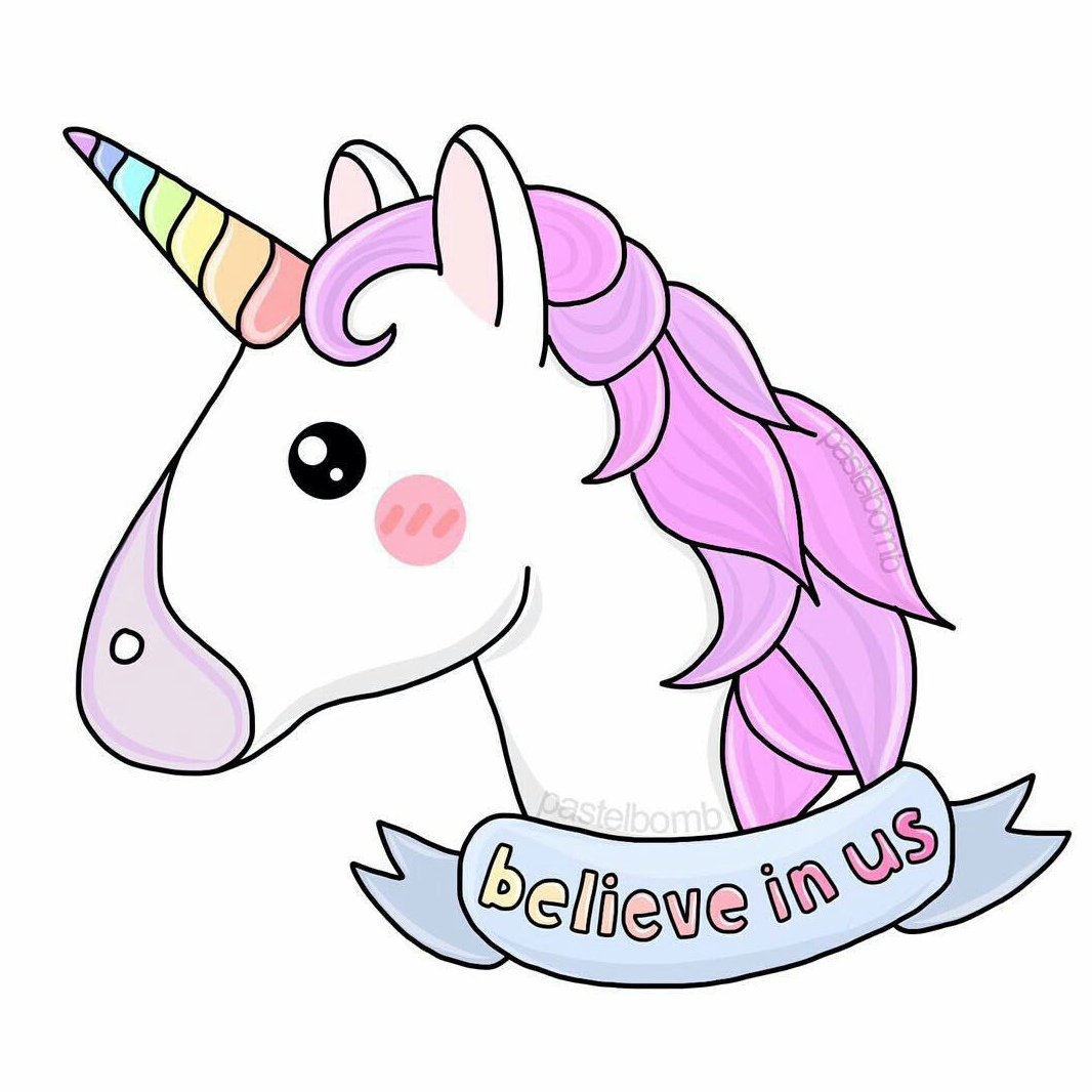 Стикеры простые Единороги