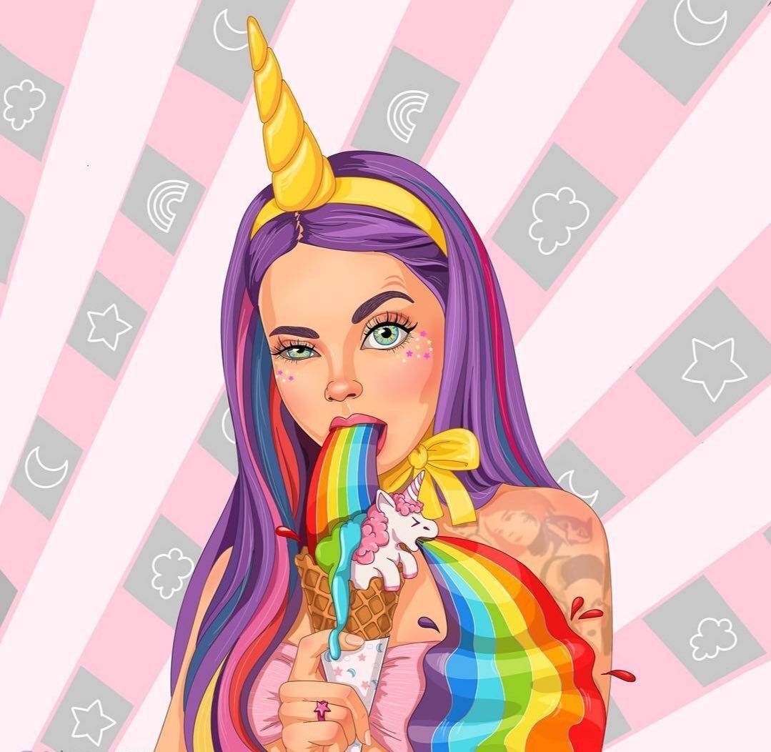 Девушка Единорог