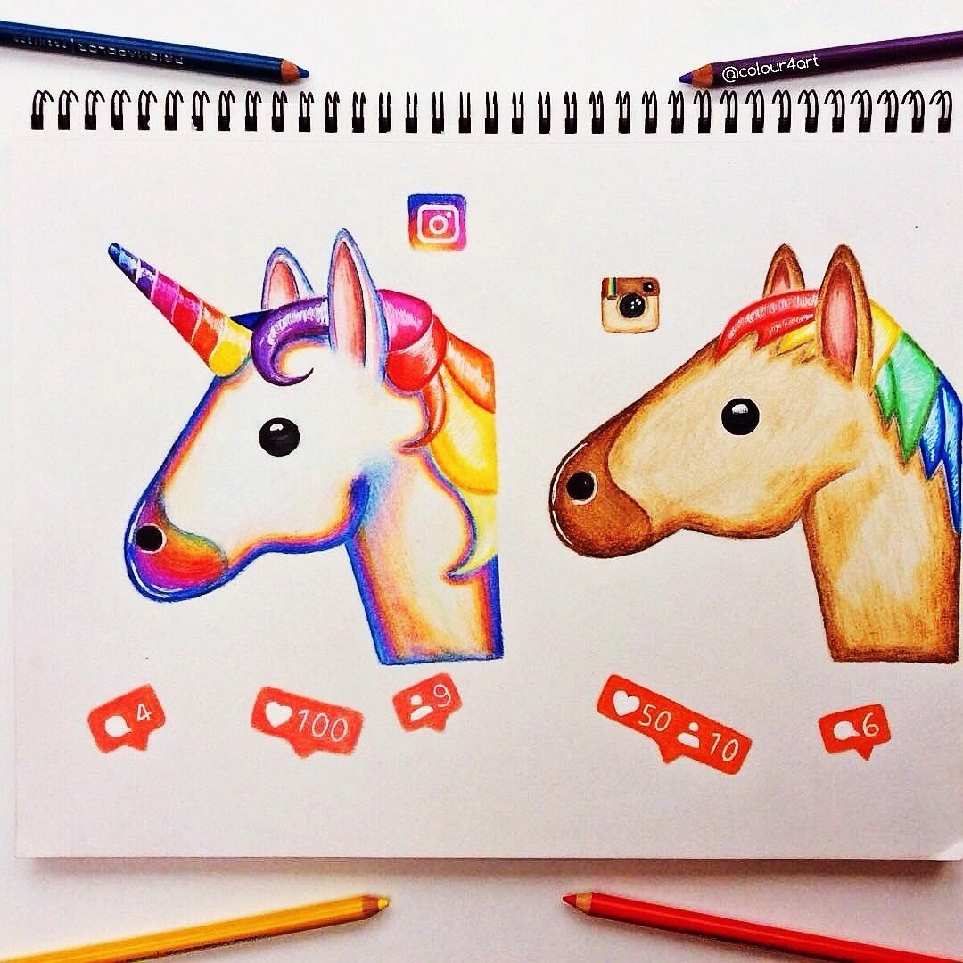 Идеи для рисунков Единороги