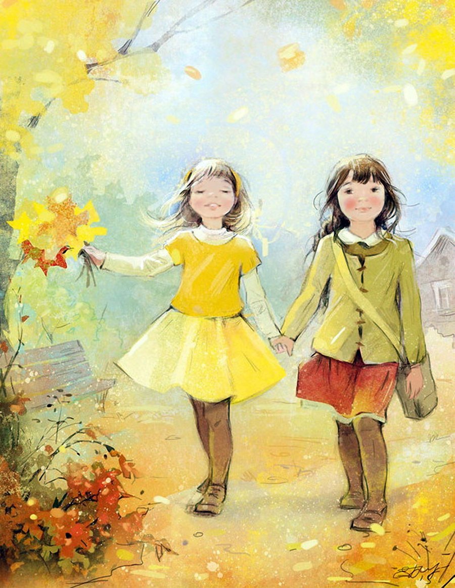 Красивые рисунки для подруги