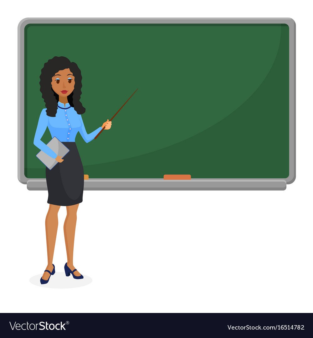 Учитель у пустой доски