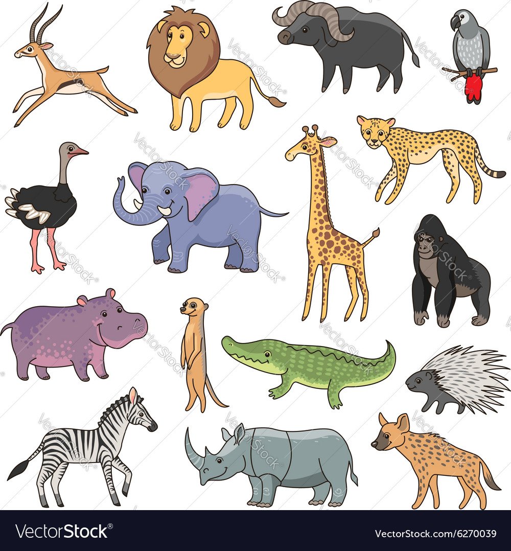 Животные в одном стиле