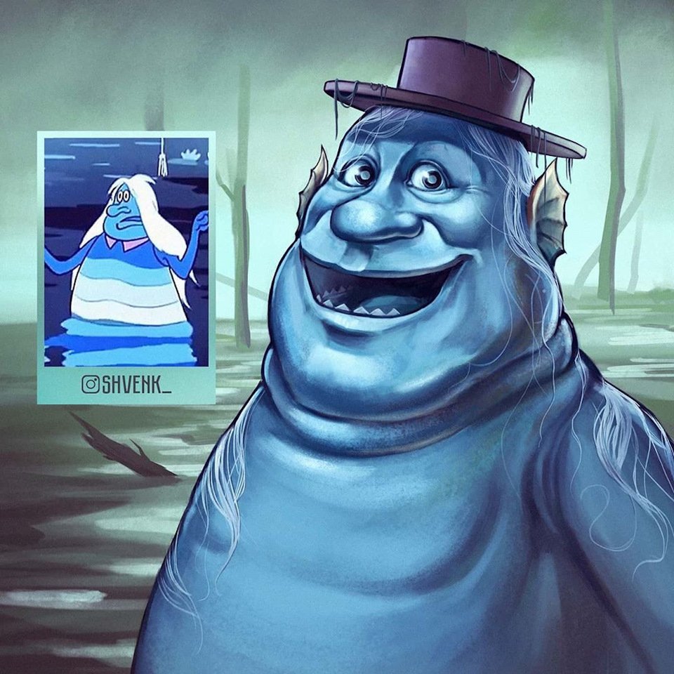 Герои советских мультфильмов Евгений Швенк